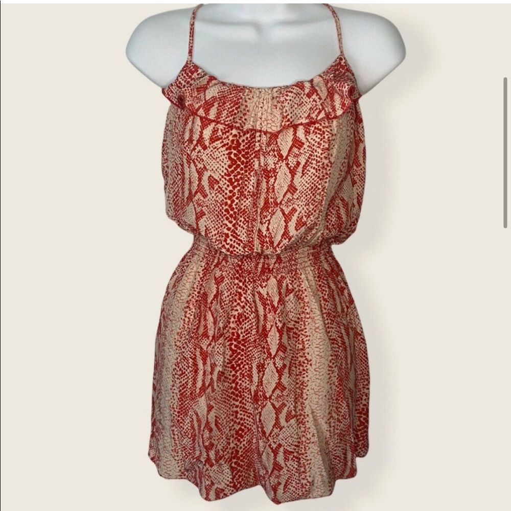 Parker Mini Dress Snake Print